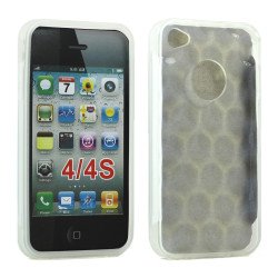 iPhone 4S 4 Bubble Gel Case (Clear)